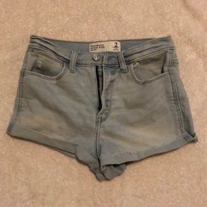 Abercrombie & Fitch high rise denim short